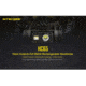 Nitecore HC65 1 x 18650/ 2 x CR123A/ 16340 CREE XM-L2 U2 LED Rechargeable Headlamp, 1000 Lumens, Black, HC65