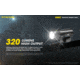 Nitecore HM01 320 Lumens 360 deg Pivoting Tactical Helmet Light, Black, 6952506406784