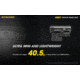 Nitecore HM01 320 Lumens 360 deg Pivoting Tactical Helmet Light, Black, 6952506406784