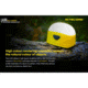Nitecore LA30 Bi-Fuel 1 x Built-In Li-ion Battery Pack / 2 x AA High CRI LED Camping Lantern, 250 Lumens, Yellow, LA30-YELLOW