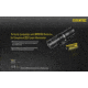 Nitecore MT10C 920 Lumen Rotary Helmet Mounting Rechargeable Flashlight Kit, Black, 6952506466740