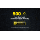 Nitecore NL1410 1000mAh Rechargeable 14500 Battery, Black/Yellow, 6952506496334