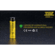 Nitecore NL1835HP 3500mAh High Performance Rechargeable 18650 Battery, Yellow, 6952506492343