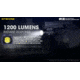 Nitecore NPL30 1200 Lumen Rail Mount Flashlight, Black, 6952506404148