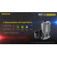 Nitecore NU07 LE 5-Color Rechargeable Signal Light for Helmet or Molle, Black, 6952506406456