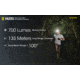 Nitecore NU33 Triple Output Rechargeable LED Headlamp, 700 Lumens, USB-C, Black, FL-NITE-NU33-BK