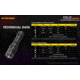 Nitecore P20i UV 1800 Lumen Rechargeable Flashlight with UV Light, Black, 6952506406616