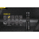 Nitecore R40 v2 1200 Lumen Rechargeable Flashlight Kit, Black, 6952506405992