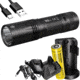 Nitecore R40 v2 1200 Lumen Rechargeable Flashlight Kit, Black, 6952506405992