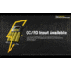 Nitecore Universal Battery Charger, Ci4, Four-Slot, Black, 6952506495368