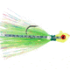 No Alibi Alien Jig Inshore Series, Style AJGP, Pearl Green Skirt, 3/8 oz Transparent Green Head, NA-AJGP-3/8
