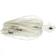 No Alibi Alien Jig Offshore Series, Fluorescent White Skirt, 2 oz White Head, NA-AJW2