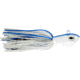 No Alibi Alien Jig Offshore Series, Glow Blue/White Skirt, 6 oz White/Blue Head, NA-AJB6