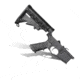 KAK Industry Industry Complete K-15/AR-15 Firearm Receiver, 9mm NATO, M4 Stock, Black, MO-803-0704-002