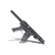 KAK Industry K-15/AR-15 Semi Auto Pistol, 7.62x39mm, 4.75in Barrel, A2 Birdcage Flash Hider, 5/8x24, Aluminum, Tan Frame, 20 Round Capacity, MLOK 5.5in Handguard, Standard, Tan/Black, MO-811-1004-011
