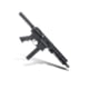 KAK Industry K-15 Semi Auto Pistol, 9mm NATO, 7.2in Barrel, A2 Birdcage Flash Hider, 1/2x36, Aluminum, Tan Frame, 30 Round Capacity, MLOK 7.2in Handguard, Standard, Tan/Black, MO-815-1004-003