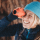 Nocs Provisions Field Tube 8x32mm Monocular, Coral Red, NOC-FTU-RED