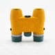 Nocs Provisions Standard Issue 8x25mm Roof Prism Waterproof Binoculars, Rugged, Canary Yellow, NOC-STD-YL2