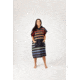 Nomadix Changing Poncho, Pinstripes Multi, Meduim/Large, CP-STRP-110