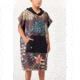 Nomadix Changing Poncho, Palms Night, Extra Small, GCP-PLMS-104