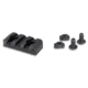 Nordic Components Picatinny, Mount, 3 Slot, 1.59in, Fits M-LOK, Black, TRL-MLOK-STD-3