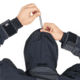 Norfin Rebel Pro Insulated Gray Rain Jacket - Men's, Gray, Large, 596003-L