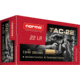 Norma TAC .22 Long Rifle 40 Grain Lead Round Nose Brass Cased Rimfire Ammunition, 50 Rounds, 2425092