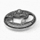 North American Arms 1 1/8 Long Rifle Ova Ornate Belt Buckle w/ Secure Clip Release, Fits Belts 1 Inch to 1 1/2 Inch, Steel, NAABBO-L