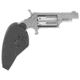 North American Arms Mini Combo Revolver, .22 Long Rifle/.22 Winchester Magnum Rimfire, 1.65in Barrel, Fixed, Stainless Frame, Polymer Grip, 5 Round Cylinder, NAA22MCHG