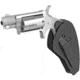 North American Arms Mini Revolver, .22 Winchester Magnum Rimfire, 1.12in Barrel, X-Large, Fixed, Stainless Frame, Polymer Grip, 5 Round Cylinder, NAA22MSHG