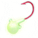 Northland Fire-Ball Jig - 5/Card - 1/8 Oz - Number 1/0 Hook - Super-Glo Luminescent, FB3-5-13