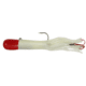 Northland Fishing Tackle Level-Head Predator Tube Lure, Lumi Glo/Red Top, 1oz, NL-LHPT8-139