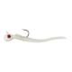 Northland Fishing Tackle Rigged Tungsten Bloodworm Lure, Glo White, 1/28 oz, NL-TBR12-13