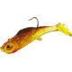 Northland Mimic Minnow Shad Swimbait, 1 1/2in, 1/32 oz, Sz 4 Hook, Gold Shiner, Strip Card, MM1-6-12