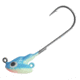 Northland Stand Up Fire Ball Long Shank Jig, 1/4 oz Number 2/0 Long Shank Hook, UV Moonlight Glo, 3 Card, FBSLS4-3-1325