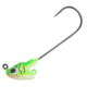 Northland Stand Up Fire Ball Long Shank Jig, 1/8 oz Number 2/0 Long Shank Hook, UV Bleeding Perch, 4 Card, FBSLS3-4-1319