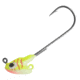 Northland Stand Up Fire Ball Long Shank Jig, 1/8 oz, Number 2/0 Long Shank Hook, UV Electric Perch, 4 Card, FBSLS3-4-60