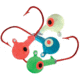 Northland Super-Glo Jig 1/4 Oz, 2/0 Red Hook, 4/Cd Super-Glo Assort, GB4-99