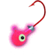 Northland Super-Glo Jig 1/4 Oz, 2/0 Red Hook, 4/Cd Super-Glo Pink, GB4-4-6