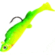 Northland UV Mimic Minnow Swimbait, 2 1/2in, 1/4 oz 2/0 Hook, Watermelon Tiger, Strip Card, MMUV4-6-1315