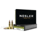 Nosler 7.62x39 123 Grain E-Tip Boat Tail Brass Cased Centerfire Rifle Ammo, 20 Rounds, 40040