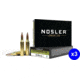 Nosler .243 Winchester 90 Grain E-Tip Lead-Free Brass Cased Centerfire Rifle Ammo, 60 Rounds