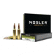 Nosler .270 Winchester Short Magnum, E-Tip , 130 grain, Brass Cased, 20 Rounds, 40142