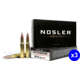 Nosler .308 Winchester 168 Grain Custom Competition Brass Cased Centerfire Rifle Ammo, 60 Rounds