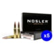 Nosler .308 Winchester 175 Grain Custom Competition Brass Cased Centerfire Rifle Ammo, 20 Rounds