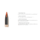 Nosler Ballistic Tip Varmint Rifle Bullet .22 Caliber 50gr, 1000ct, 15190