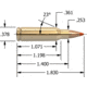 Nosler Custom Rifle Brass .221 Remington Fireball, 100ct, 10078