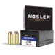 Nosler Defense .40 S&amp;W 200 Grain Bonded Jacketed Hollow Point Brass Cased Cased Pistol Ammo, 20 Rounds, 39123