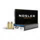 Nosler ASP Suppressor Ready .45 ACP 230 Grain Jacketed Hollow Point Brass Cased Cased Pistol Ammo, 50 Rounds, 51284