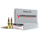 Nosler Match Grade 6.5mm Grendel 90 Grain Flat Base Tipped Brass Cased Centerfire Rifle Ammo, 20 Rounds, 65182